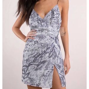 Tobi Snake Skin Bodycon Dress